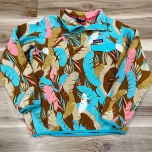 Patagonia Synchilla Fleece T Snap Feather Pullover Women’s Medium